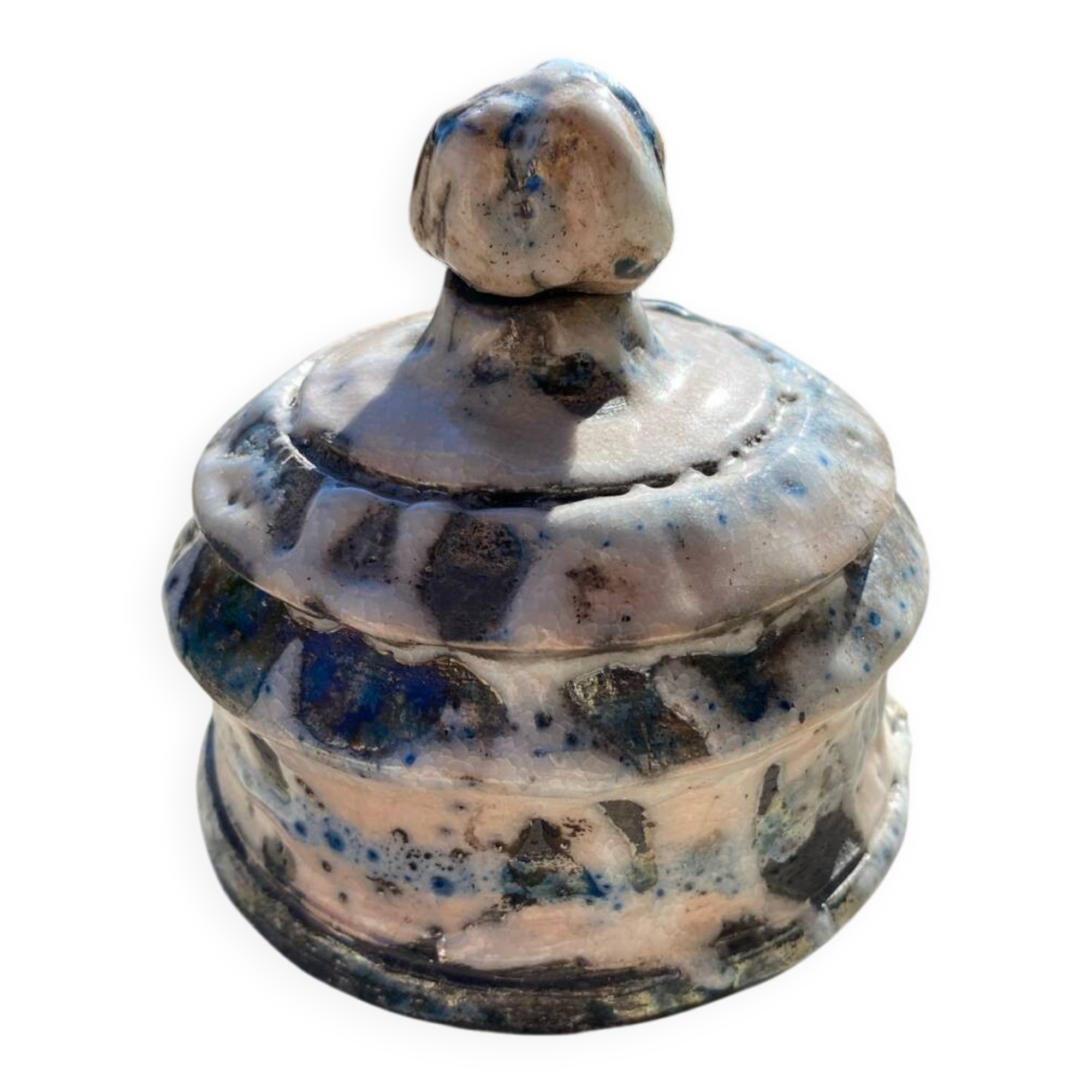 Small pot, decorative glazed