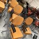 Set of 40 school chairs with armrests, 70s, Netherlands