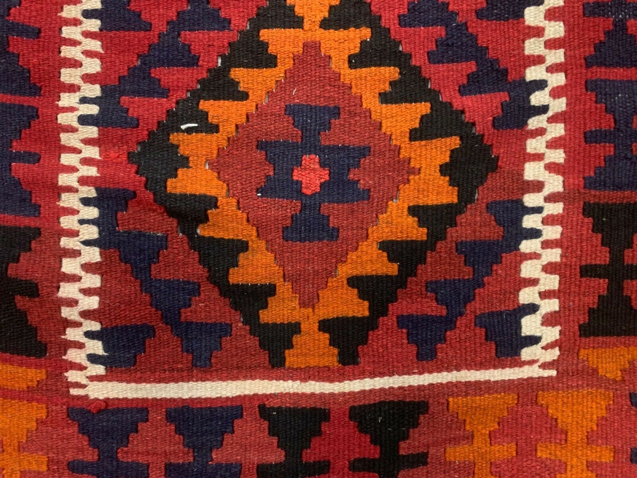 Afghan narrow Kilim Runner 384x94 cm, shabby chic, vintage decor kelim rug