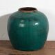 Vase rond vert ancien (c.1820) #28