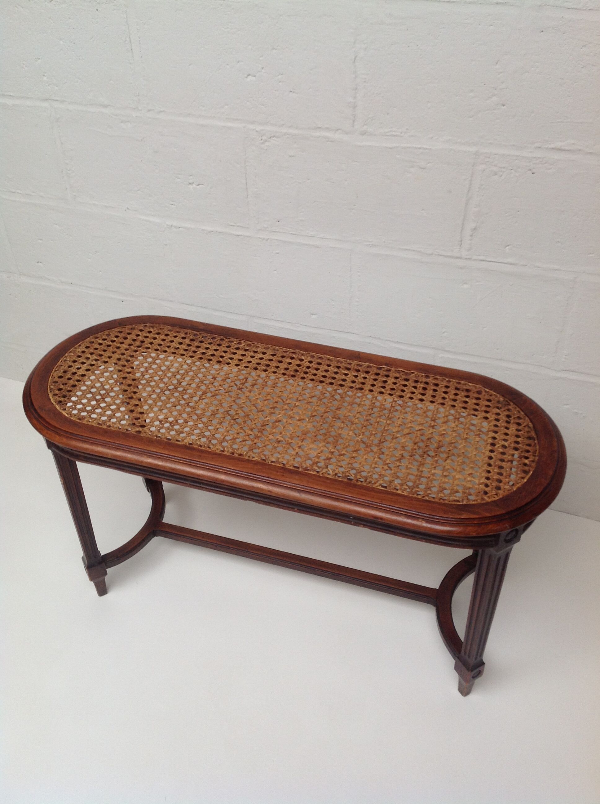Antique piano bench