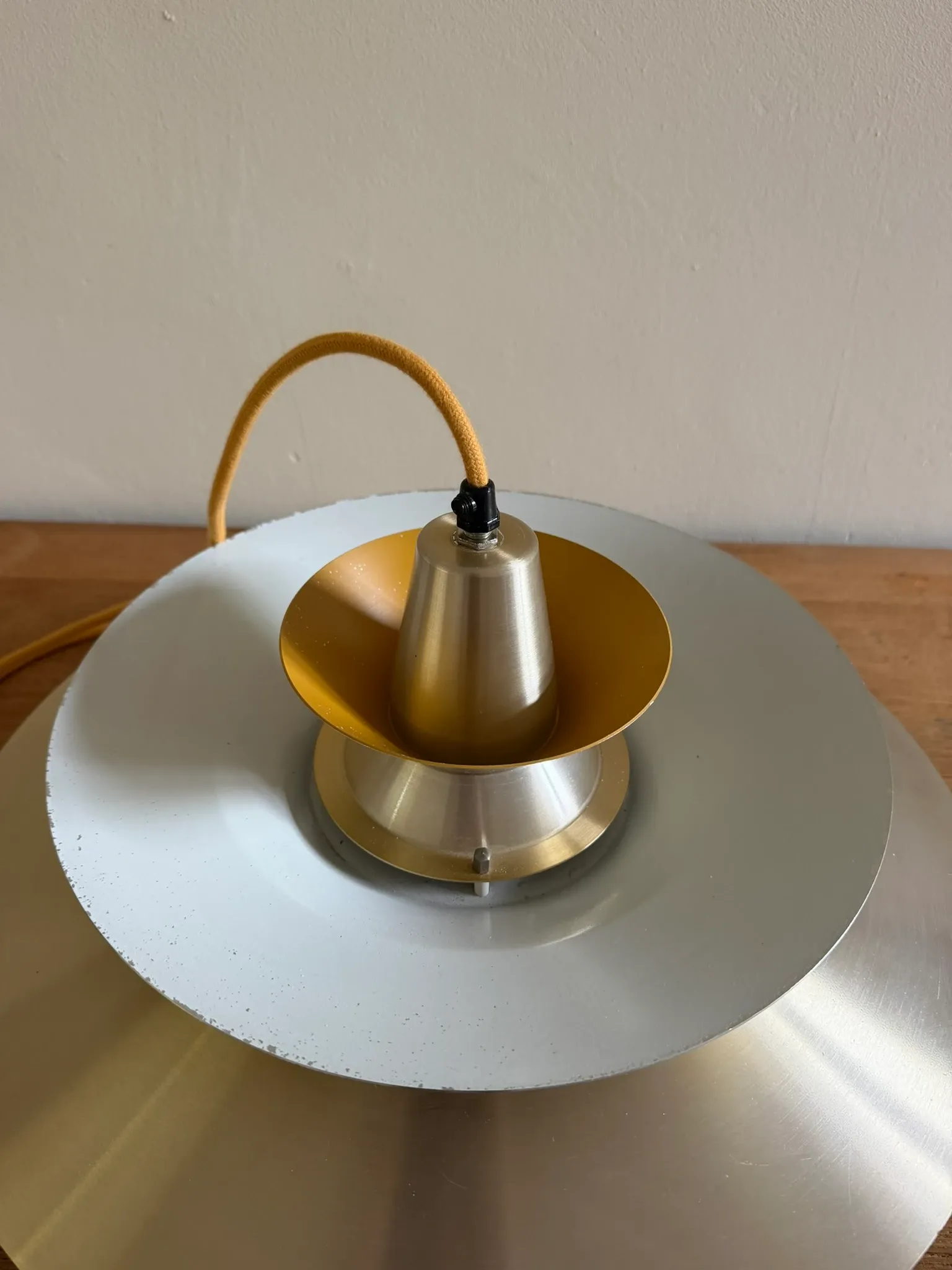 Vintage Lyskaer pendant - Bent Nordsted - Danish multilayered lamp