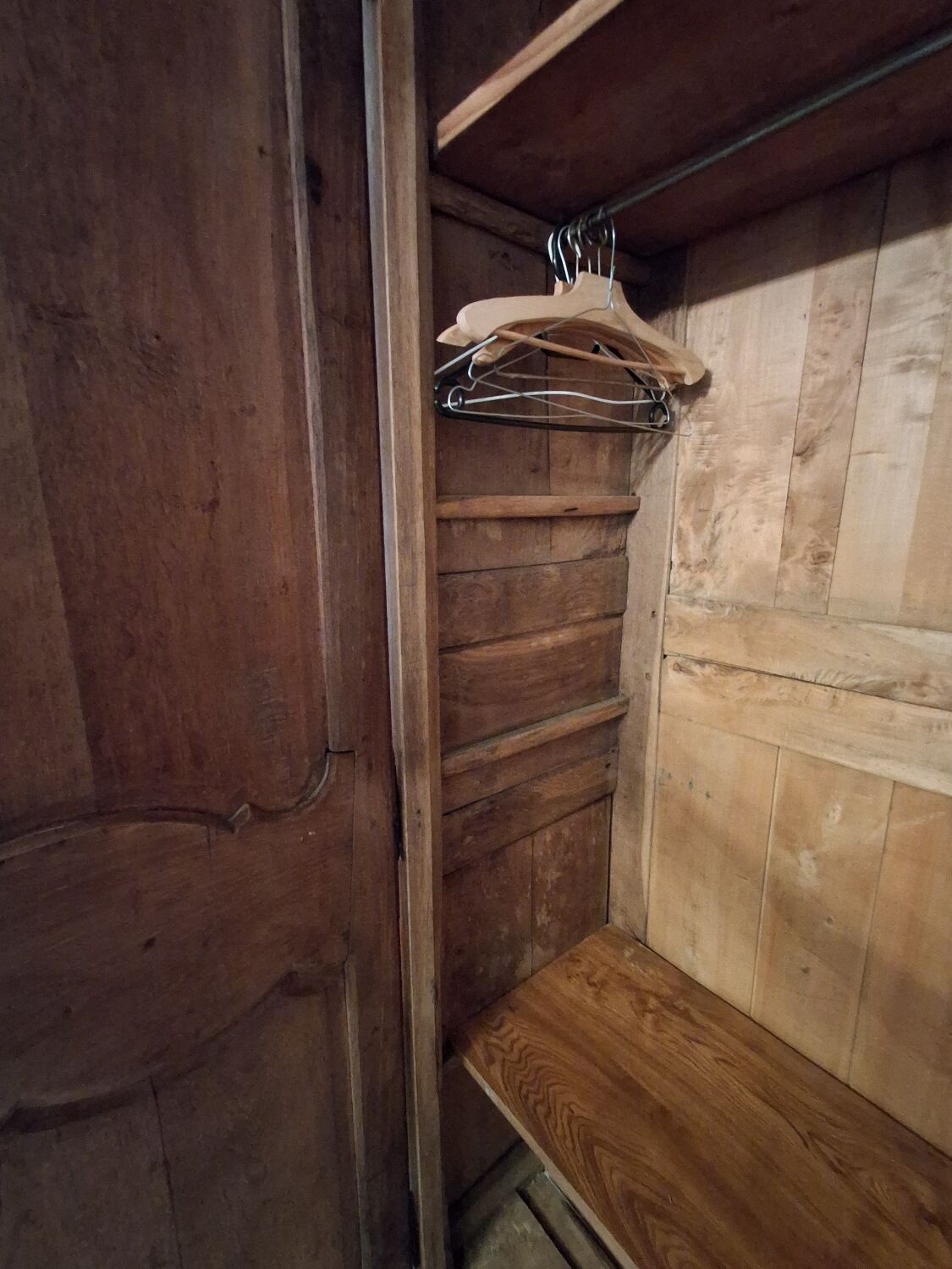 Norman oak stripped wardrobe