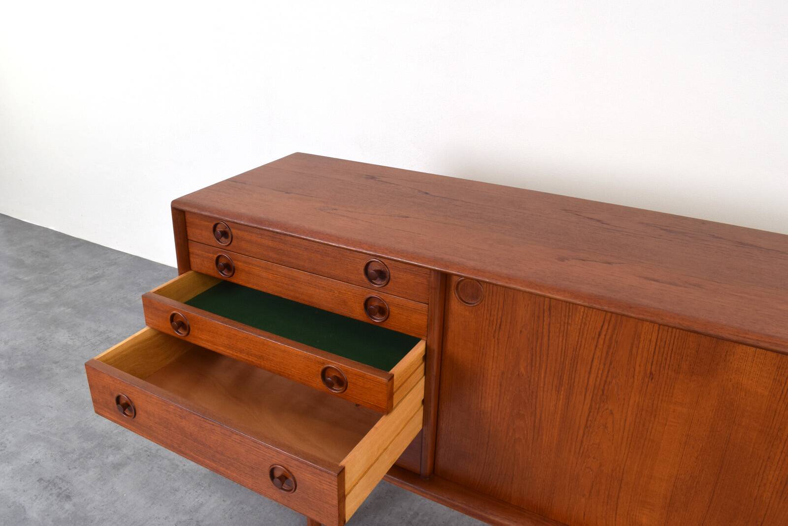 Mid-Century Norwegian Teak Sideboard from Bruksbo, 1960s.