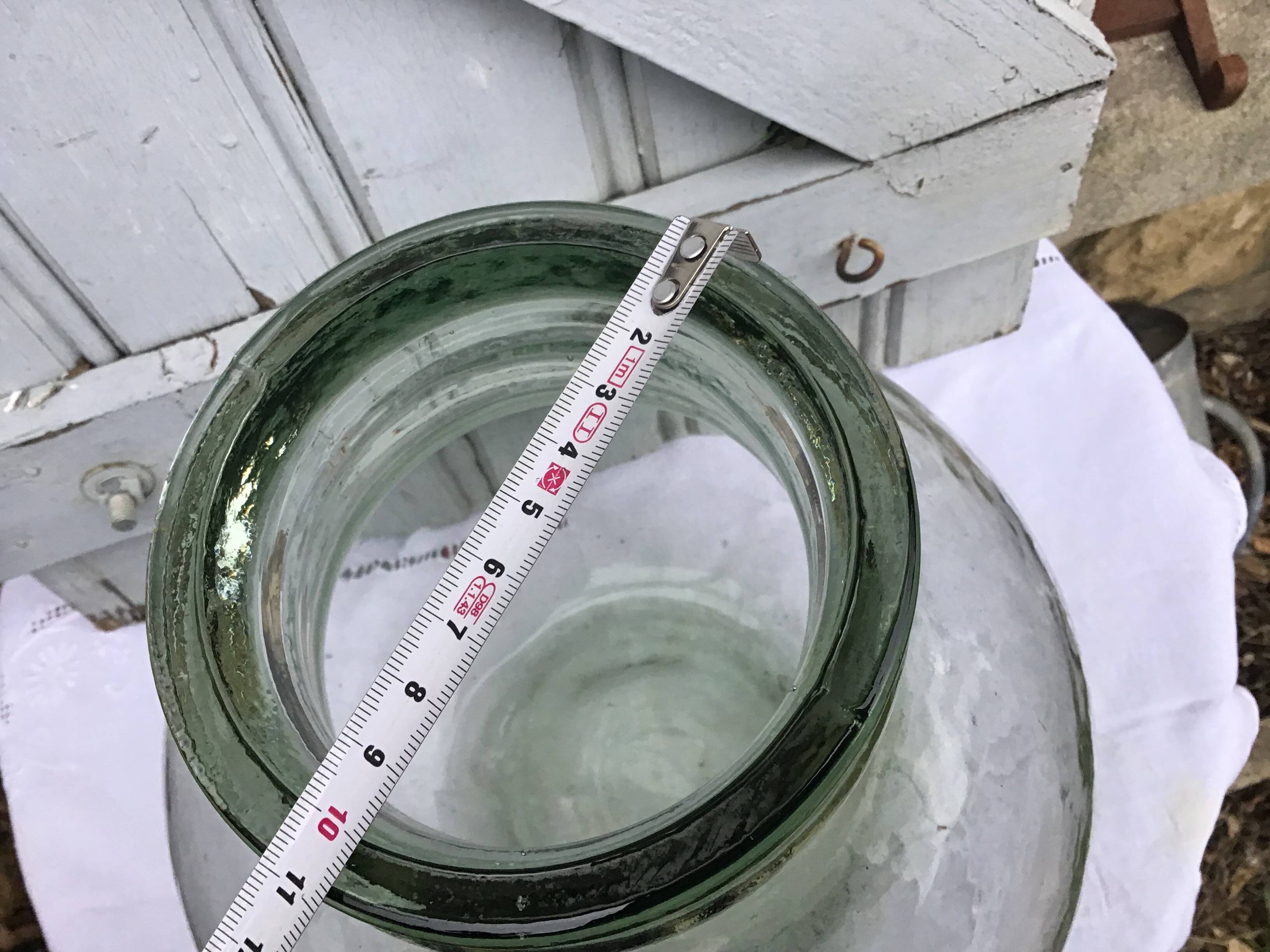 Vintage glass carboy
