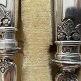 Boxed set of 2 old serving cutlery pieces with Ravinet Denfer hallmark