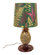 Hollywood Regency pineapple table lamp in brass by Mauro Manetti, Italy, 1970s.