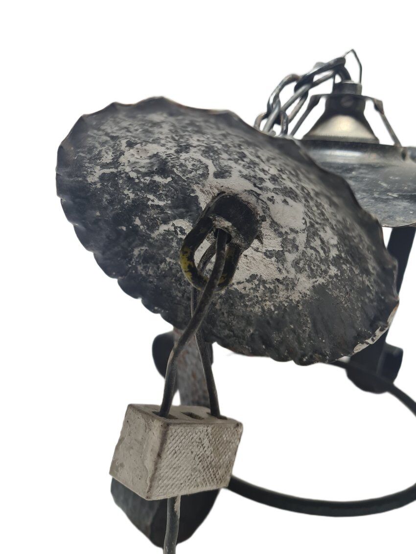 Brutalist pendant lamp, Poland, 1970s