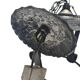 Brutalist pendant lamp, Poland, 1970s