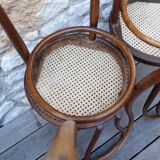 Pair of chairs bistro Thonet No.18 circa 1920