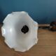 Wall lamp tulip glass white base vintage brassy metal old dp 0222f084