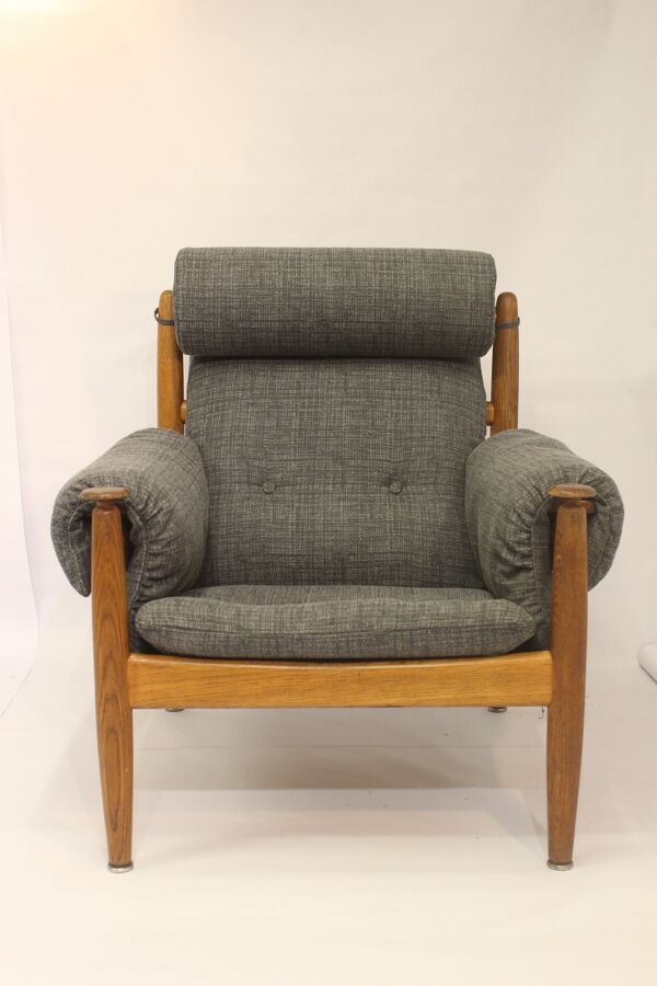 fauteuil Année 1960 Par Eric Merthen Pour Ire Møbler, Suède 1960.