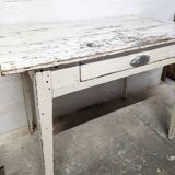 Table de ferme patinée