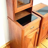 Pair of narrow cabinets with an extension, the 60s