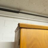 1950s Parisian wardrobe with mirror, 135 x 19 cm