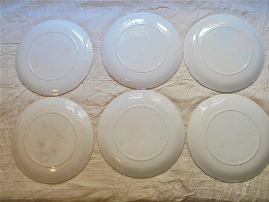 Assiettes barbotine