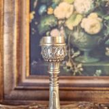 Pair of bronze candlesticks