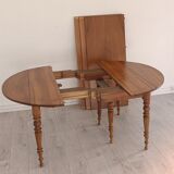 Table Louis Philipe old walnut 6 legs