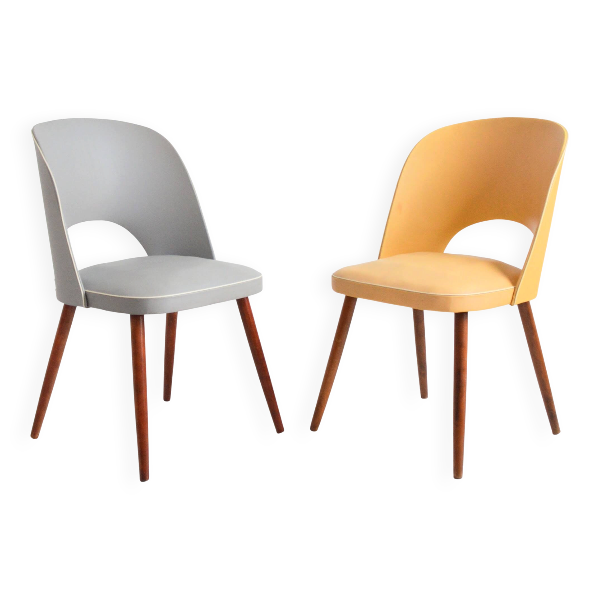 Paire de chaises cocktail Allemagne vintage 1950s