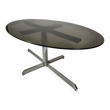 Table design attributed to Florence Knoll for Roche Bobois 70s.