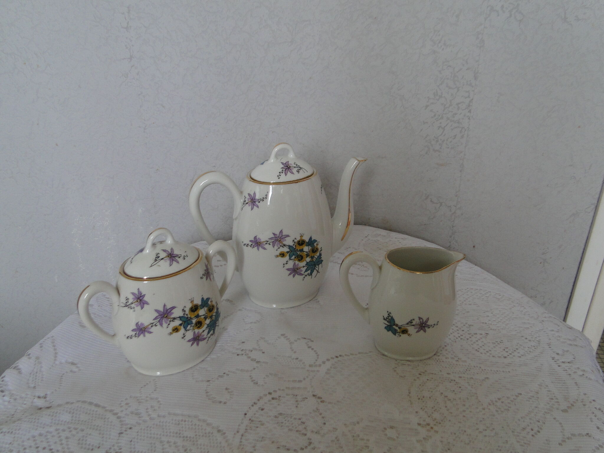 CS&LC France Porcelain Coffee Set
