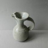 Light blue stoneware pitcher from the 70s, Versailles