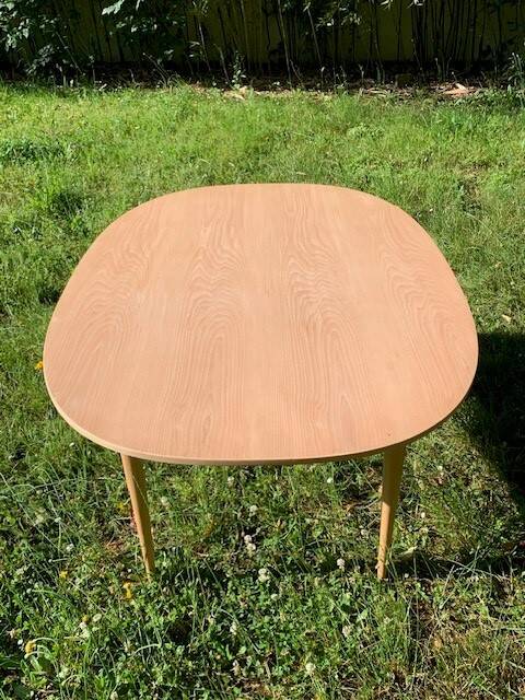 Superellipse table by Bruno Mathsson and Piet Hein for Fritz Hansen, Denmark 1980s