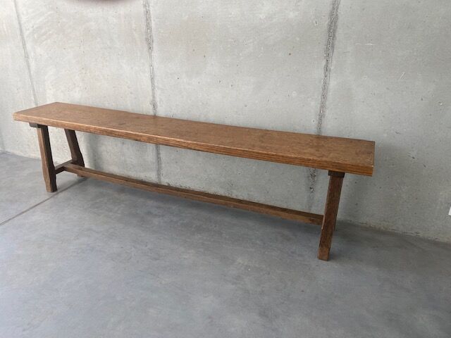 Wooden bench