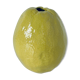 Lemon vase trompe l'oeil in natural glazed ceramic