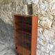 Vintage library showcase - metal feet - mahogany veneer - 1960