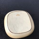 Ashtray in red ceramic and leather Longchamp