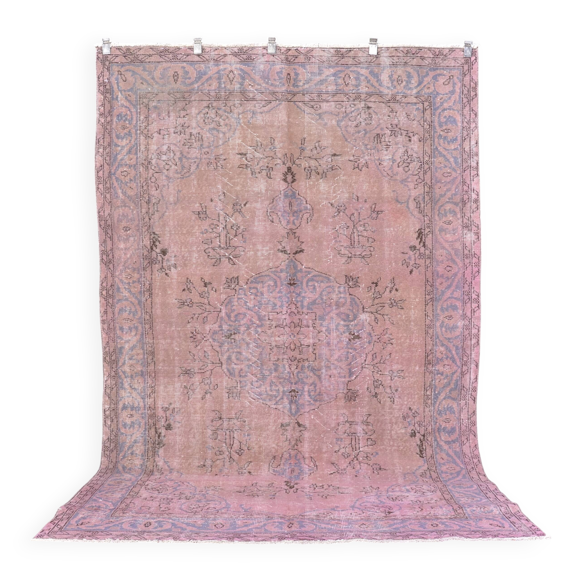 Pink Handknotted Decorative Rug sku 1917