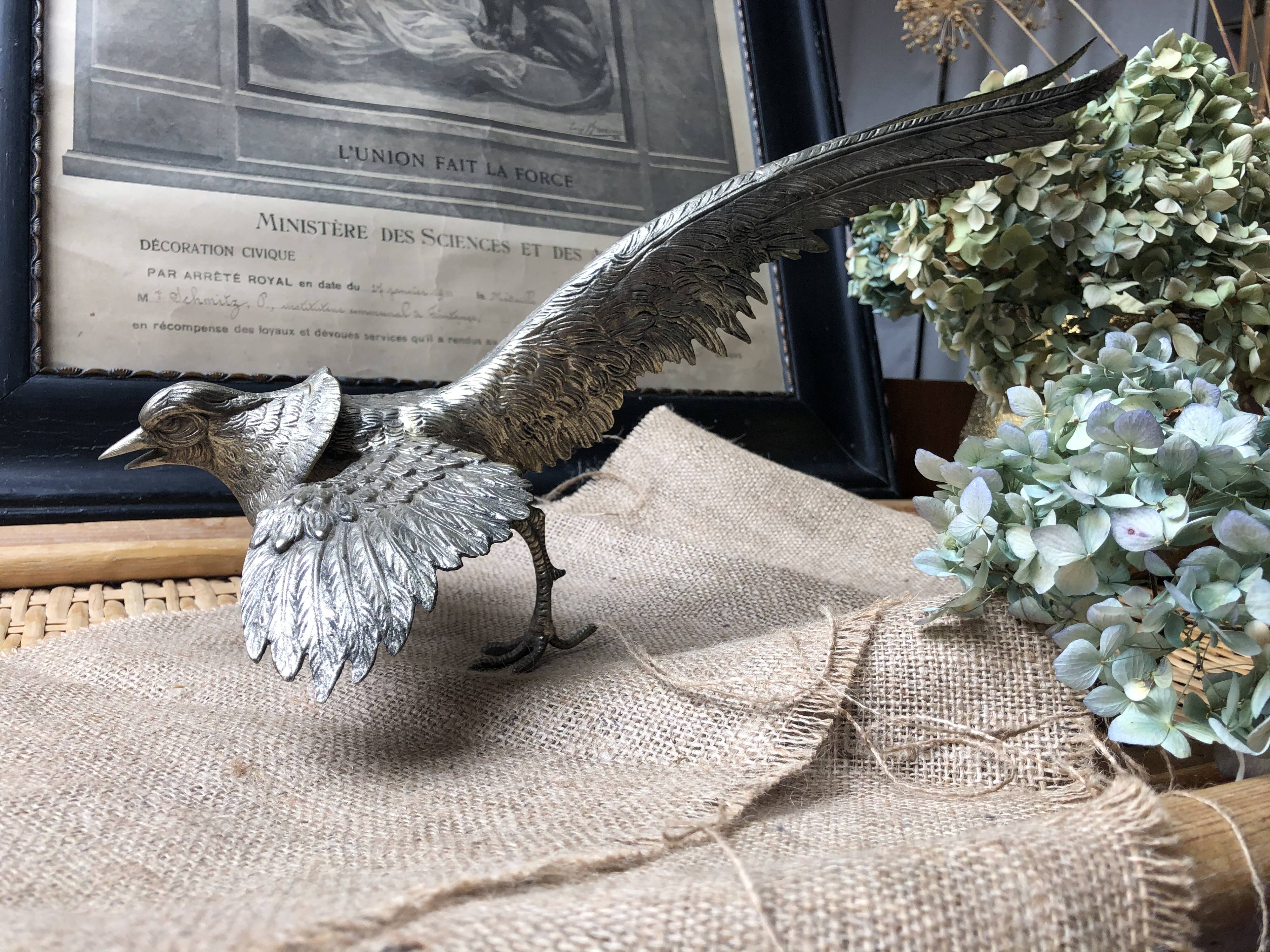 Metal pheasant