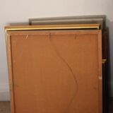 Original Mid Century Swedish Oil on Panel – “Waves” by Louis Zelig – Signed