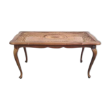 Chippendale rattan coffee table