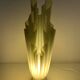 Vintage 1970s Georgia Jacob Athena Almond Green Table Lamp - 56 cm
