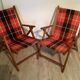 Pair of Vintage Pop Folding Chairs