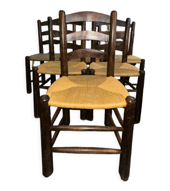 6 chaises du designer Georges Robert - 1950