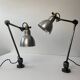 PAIR OF ANTIQUE INDUSTRIAL WALL LIGHTS "GRAS RAVEL" No. 304