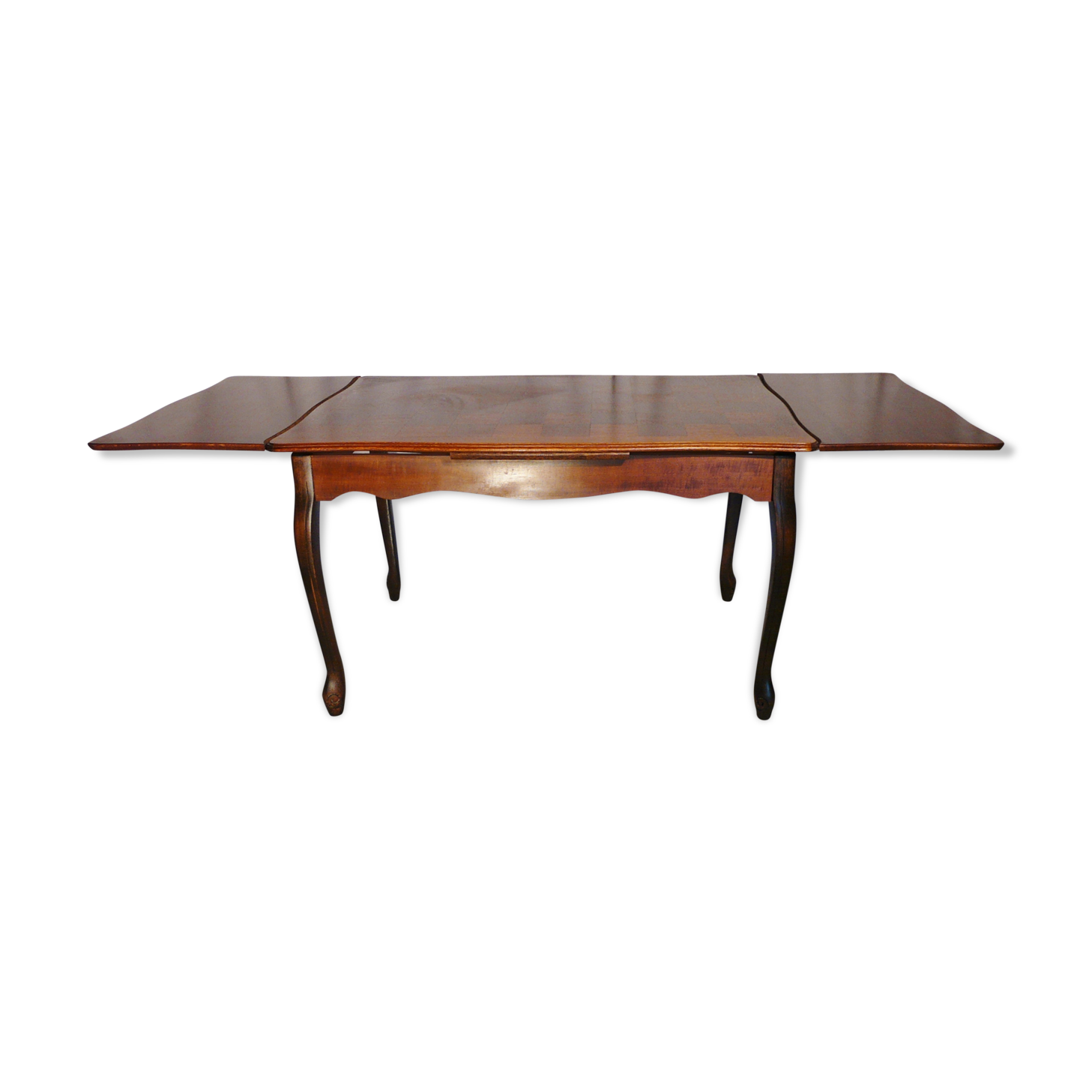 Stretchrectangular regency-style table in solid wood