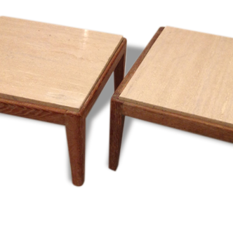 Paire de tables basses