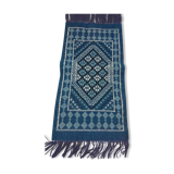 Descent of blue bed in wool 105x55cm
