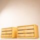 Angelo Mazzola Parchment Nightstands for Salpol In the Manner of Aldo Tura