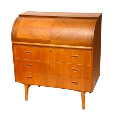 Mid-century teak Secretary, Denmark, 1960s