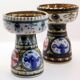 Pair of artisanal Breton Keraluc candlesticks by André L'Helguen
