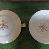 Salad bowl and vegetable Robert Haviland & Le Tanneur