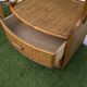 Vintage 1960s Rattan Bamboo Bookcase Shelf Buffet