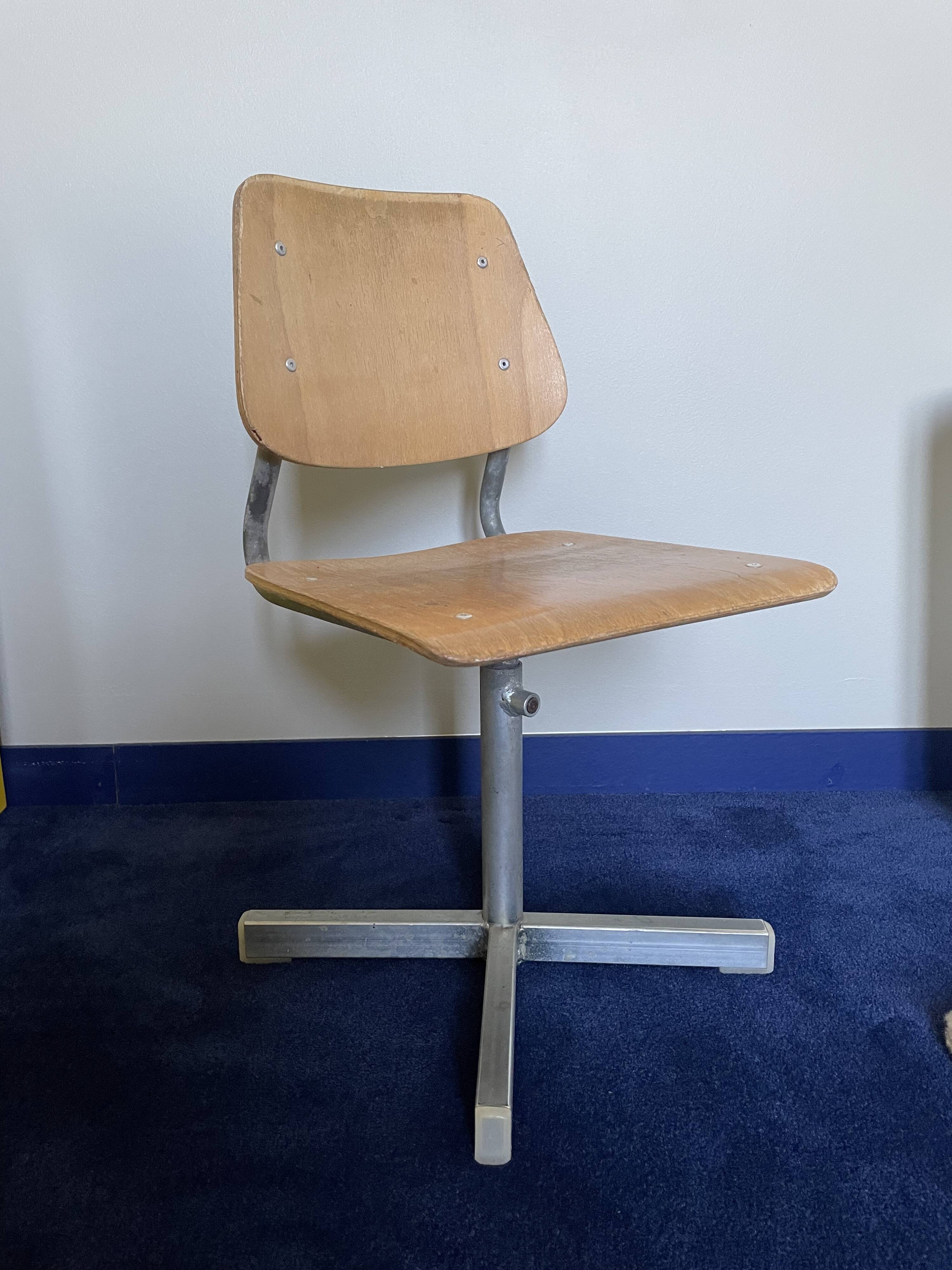 Children's school chair industrial style