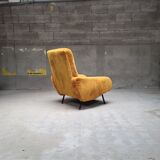 Velvet armchair