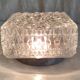Ceiling light or wall light in moulded glass - mid 20th century.
